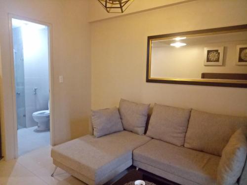 Koupelna v ubytování Condo Apartment near Manila Airport NAIA T3