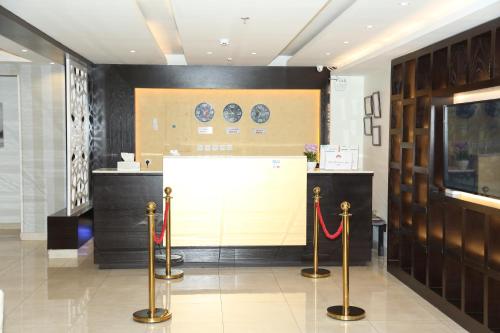 Lobby o reception area sa مساس الخليج Mesas Gulf وحدات سكنية