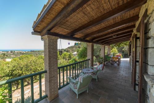 Μπαλκόνι ή βεράντα στο Villa Collina