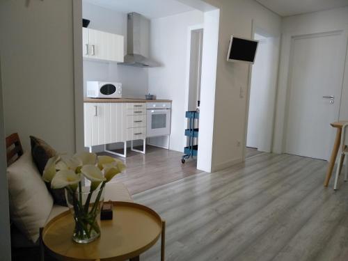 Kuchyň nebo kuchyňský kout v ubytování Casas do Pedro T1