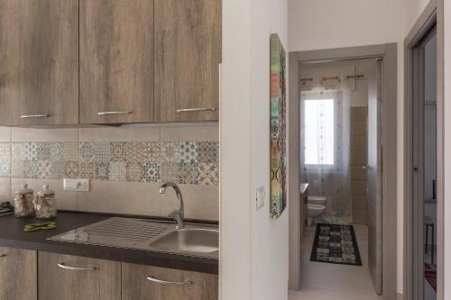 Η κουζίνα ή μικρή κουζίνα στο A casa di Monachella