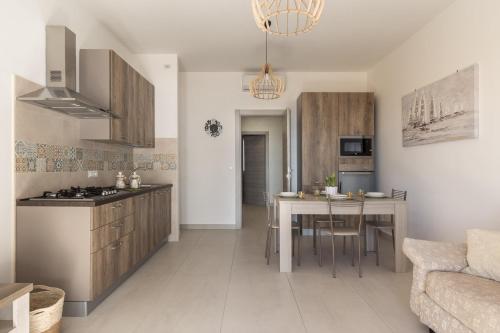 Η κουζίνα ή μικρή κουζίνα στο A casa di Monachella
