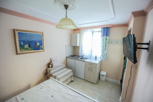 Koupelna v ubytování Apartment Nina