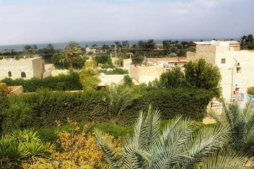 a view of a village with trees and buildings at Tunis Village Chalet in Fayoum Center