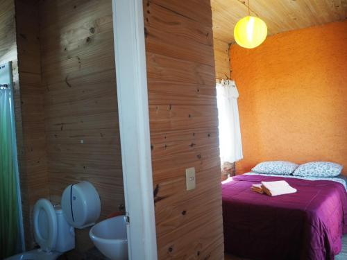 Ένα μπάνιο στο Hostel Vente al Diablo