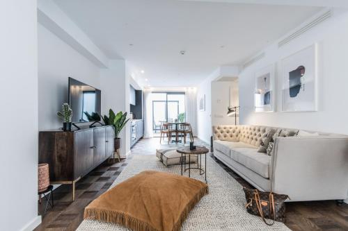 Posezení v ubytování Terreno Suites