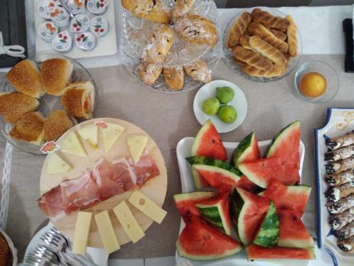 Comida en el bed and breakfast o alrededores
