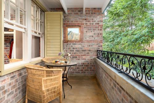 De Zeven Guest Lodgeにあるバルコニーまたはテラス