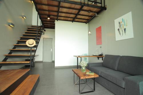 Un lugar para sentarse en Space59 Hotel