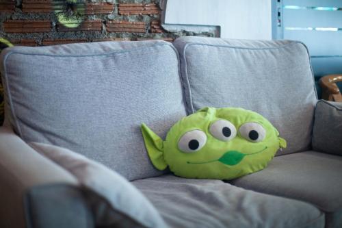 Posezení v ubytování Sleep Walker Poshtel