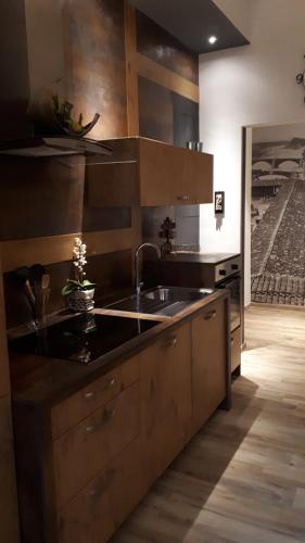 Virtuvė arba virtuvėlė apgyvendinimo įstaigoje La Firenze Sogna