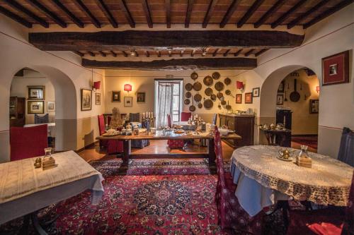 Posezení v ubytování Relais Oroscopo