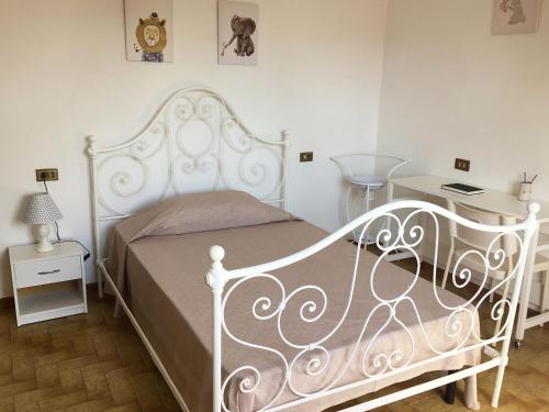 Postel nebo postele na pokoji v ubytování La Luna sul Tetto