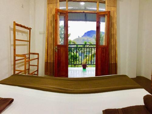 Nespecifikovaný výhled na hory nebo výhled na hory při pohledu z bed and breakfast