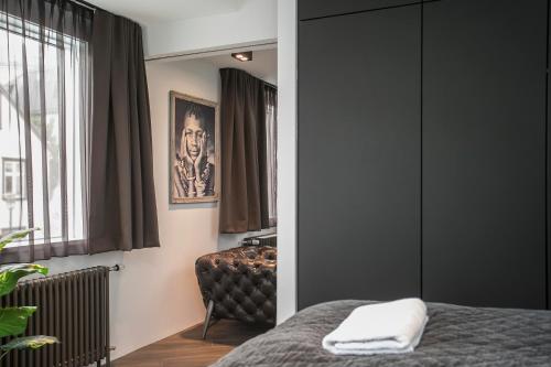 Кровать или кровати в номере AVA Apartments by Heimaleiga