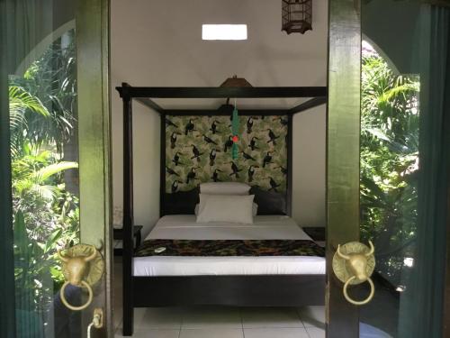 Cama o camas de una habitación en Gili Nyepi