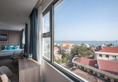 Un balcón o terraza de HAKU Boutique Hotel Quy Nhơn - Lê Lợi