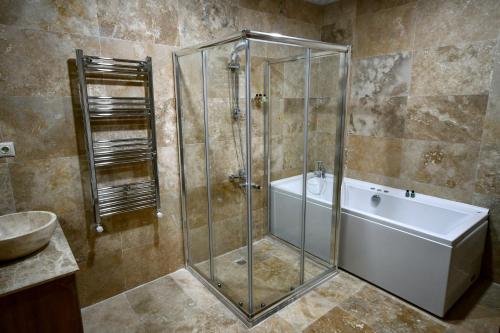 Koupelna v ubytování Cappadocia sightseeing Hotel