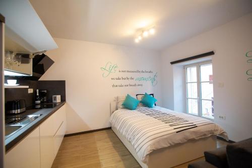 Η κουζίνα ή μικρή κουζίνα στο AZZURRO APARTMENT Piran