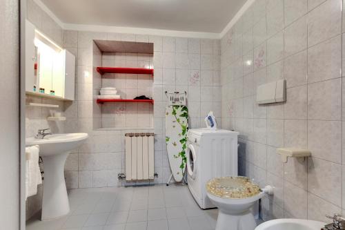 Kylpyhuone majoituspaikassa Ca Serenissima