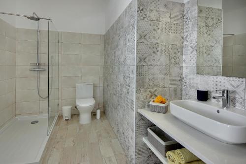 Koupelna v ubytování Apartamentos Tucha