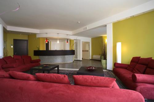 Posezení v ubytování Janus Hotel