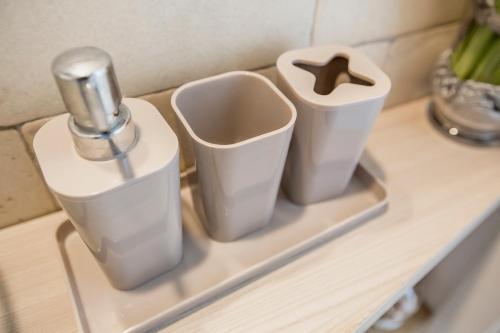 Příslušenství pro přípravu čaje a kávy v ubytování Cefalù In Casa