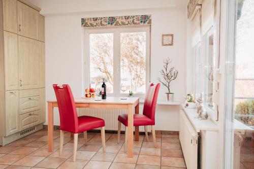 Minuman di Ferienwohnung Falkenblick OG im FH Falkenhöhe