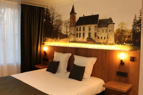 Postel nebo postele na pokoji v ubytování Hotel Botteltje