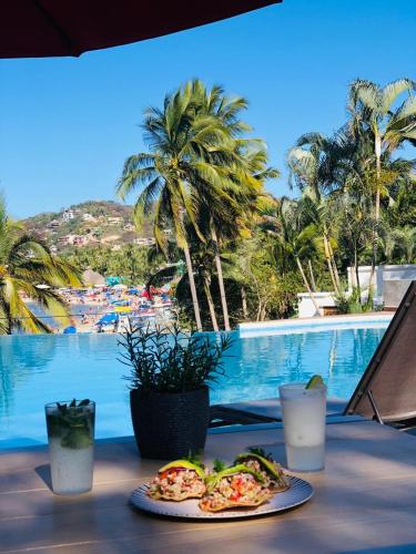 Ysuri Sayulita - Beachfront Hotelの敷地内または近くにあるプール