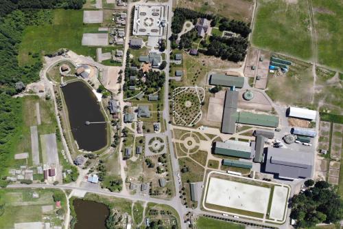 an overhead view of a map of a park at Brech Resort&Spa in Gurinovka Staraya