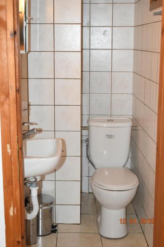 Kúpeľňa v ubytovaní Pirgaki Studios
