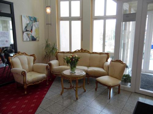 
A seating area at Hotel Garni Arcis

