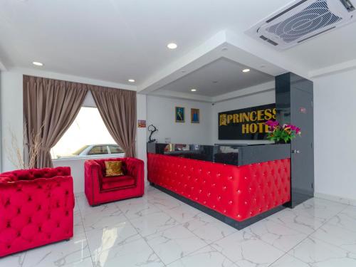 Posezení v ubytování Princess Hotel Pontian