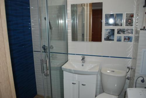 Kúpeľňa v ubytovaní Apartament Morski