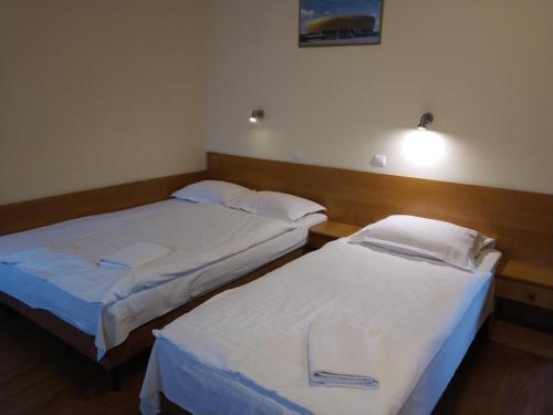 Postel nebo postele na pokoji v ubytování Hotel Górsko