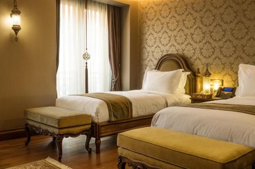 Katil atau katil-katil dalam bilik di AJWA Sultanahmet - Preferred Hotels LVX Collection