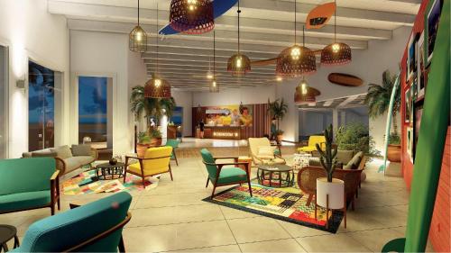 Χώρος καθιστικού στο ROBINSON Cabo Verde - Adults only