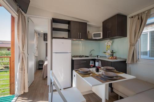 Dapur atau dapur kecil di Agriturismo Tre Colline