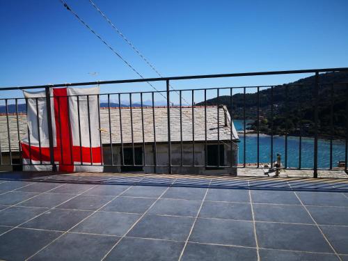 a building with a view of the water at Il nido dei Gabbiani in Portovenere