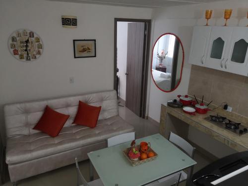 Χώρος καθιστικού στο Aparta-Estudio 2 El Caney