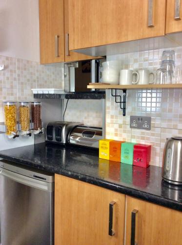 Kuchyň nebo kuchyňský kout v ubytování Station House