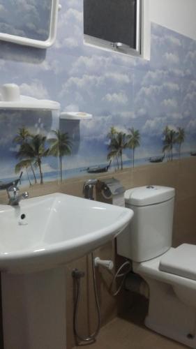 Salle de bains dans l'établissement Oceanic White House