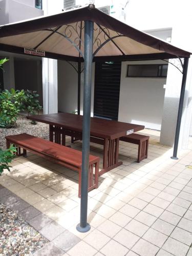 Kawasan patio atau luaran di Jackies Studio Apartment