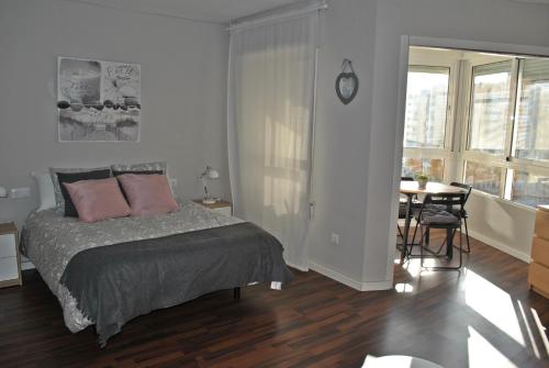 Postel nebo postele na pokoji v ubytování Estudio 417