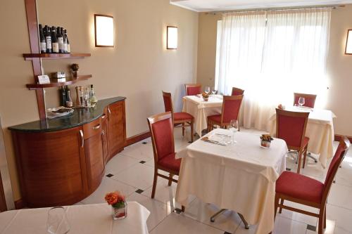 Χώρος καθιστικού στο Albergo Ristorante San Marco