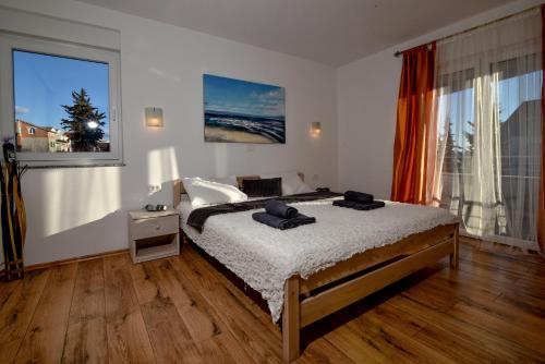 Postel nebo postele na pokoji v ubytování Villa Stella