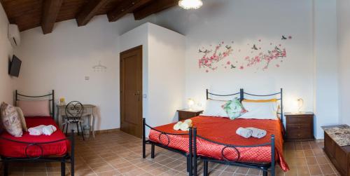 Katil atau katil-katil dalam bilik di Il Gladiolo