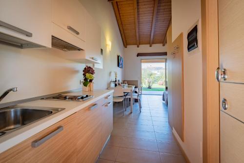 Dapur atau dapur kecil di Agriturismo Tre Colline