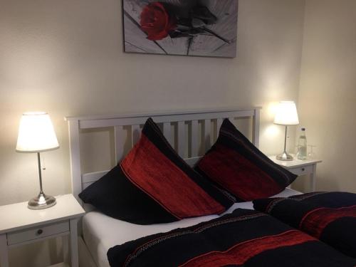 Cama o camas de una habitación en Aparthotel C'est la vie
